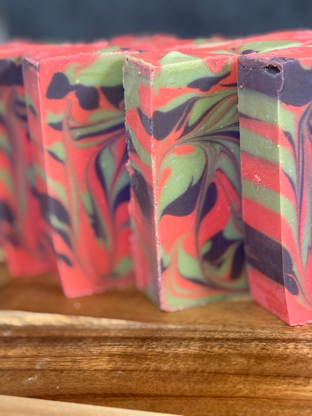 colorful tallow soap