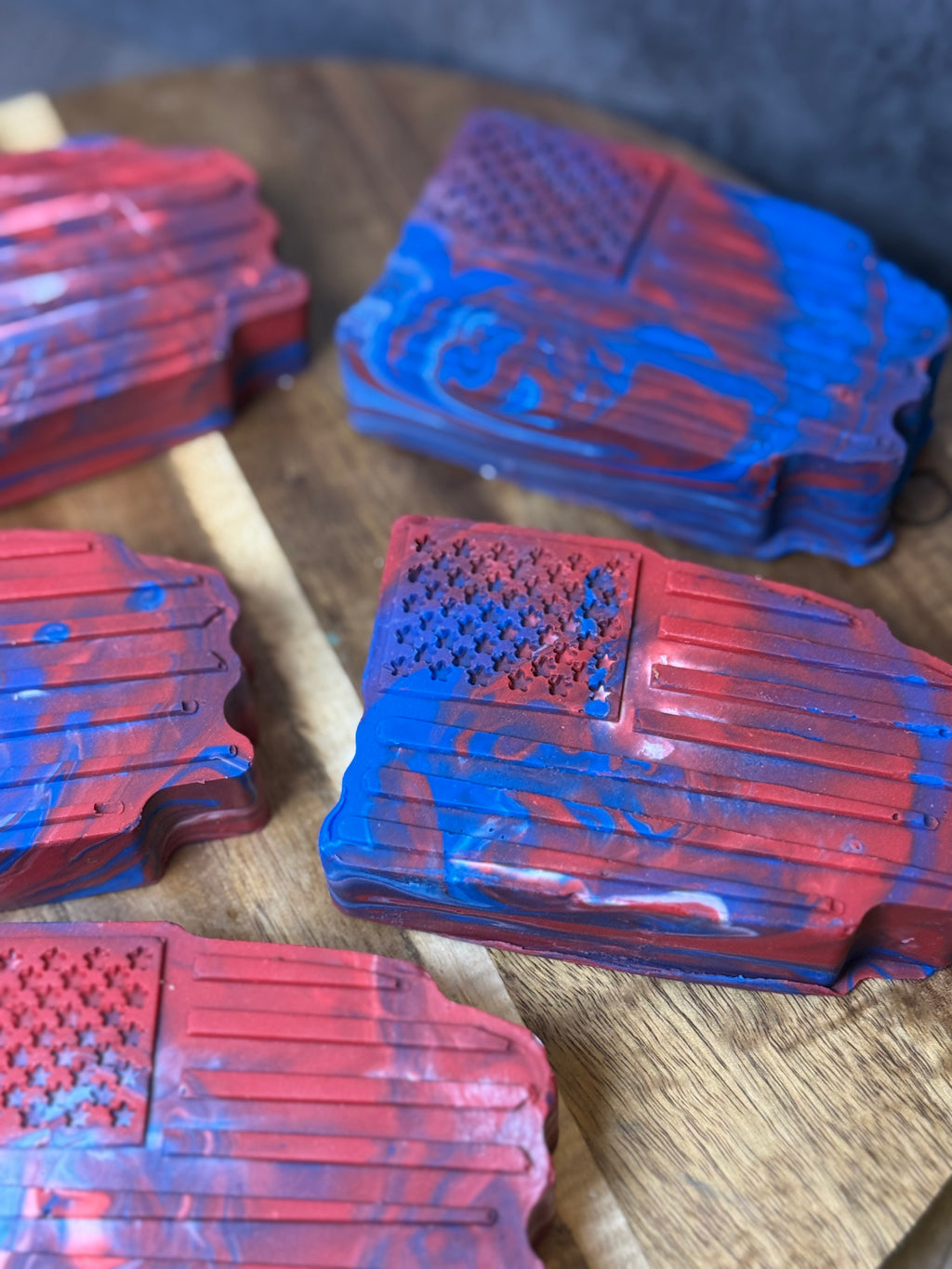 Patriotic soap
