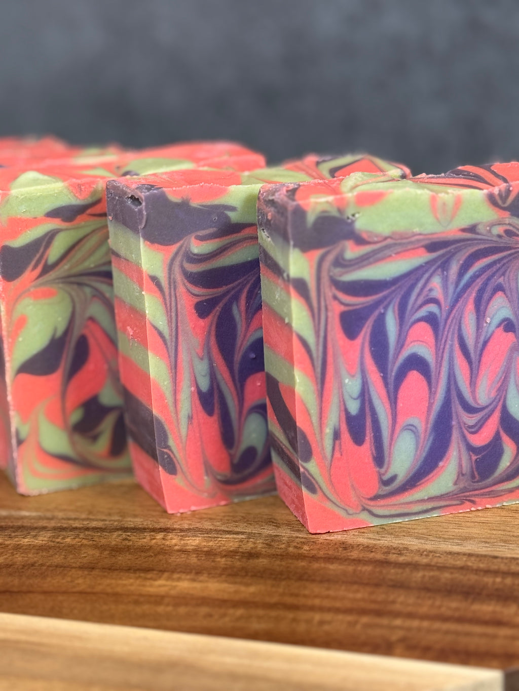 colorful tallow soap